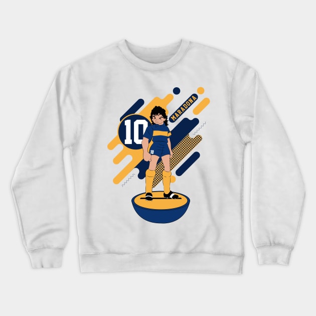 Maradona 10 Legend Crewneck Sweatshirt by TEEWEB